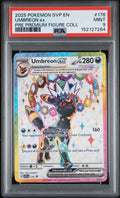 2025 POKEMON SVP EN-SV BLACK STAR PROMO PRISMATIC EVOLUTIONS PREMIUM FIGURE COLLECTION UMBREON #176 EX PSA 9