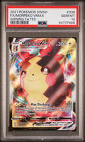 2021 POKEMON SWORD & SHIELD SHINING FATES #038 FULL ART/MORPEKO VMAX PSA 10